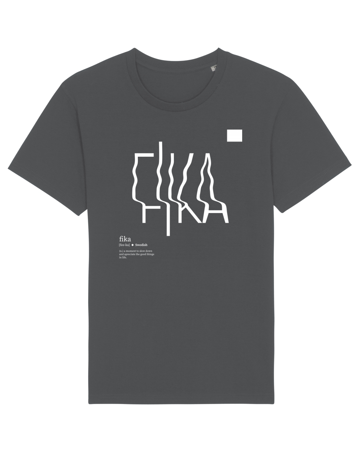 Tricou mânecă scurtă Unisex Rocker Anthracite