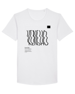 KENSHO -  Zen experience Tricou mânecă scurtă guler larg Bărbat Skater