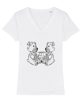 Fuck Off - Double Teddy White