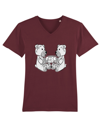 Fuck Off - Double Teddy Burgundy