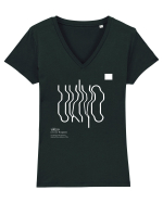 UKIYO -  living the moment Tricou mânecă scurtă guler V Damă Evoker