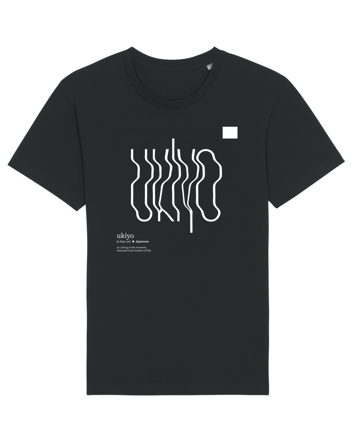 Tricou mânecă scurtă Unisex Rocker Black