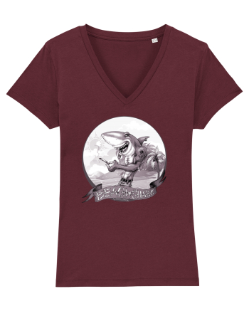 BEACH SHARK Monocrom 1 Burgundy
