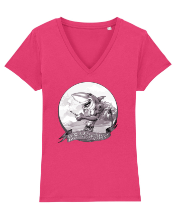 BEACH SHARK Monocrom 1 Raspberry