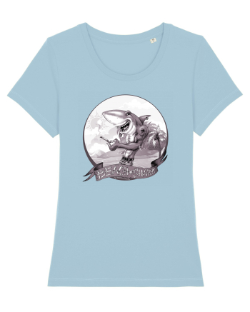 BEACH SHARK Monocrom 1 Sky Blue
