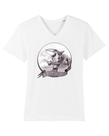 BEACH SHARK Monocrom 1 White