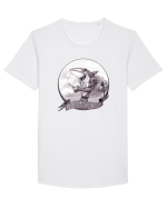 BEACH SHARK Monocrom 1 Tricou mânecă scurtă guler larg Bărbat Skater