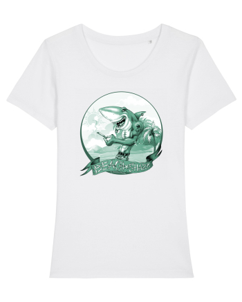BEACH SHARK Monocrom 3 White
