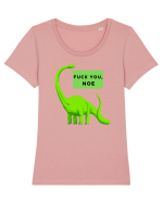 Fu*k you, Noe Tricou mânecă scurtă guler larg fitted Damă Expresser