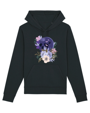 Pastel Flowers Black