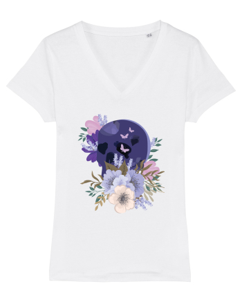 Pastel Flowers White
