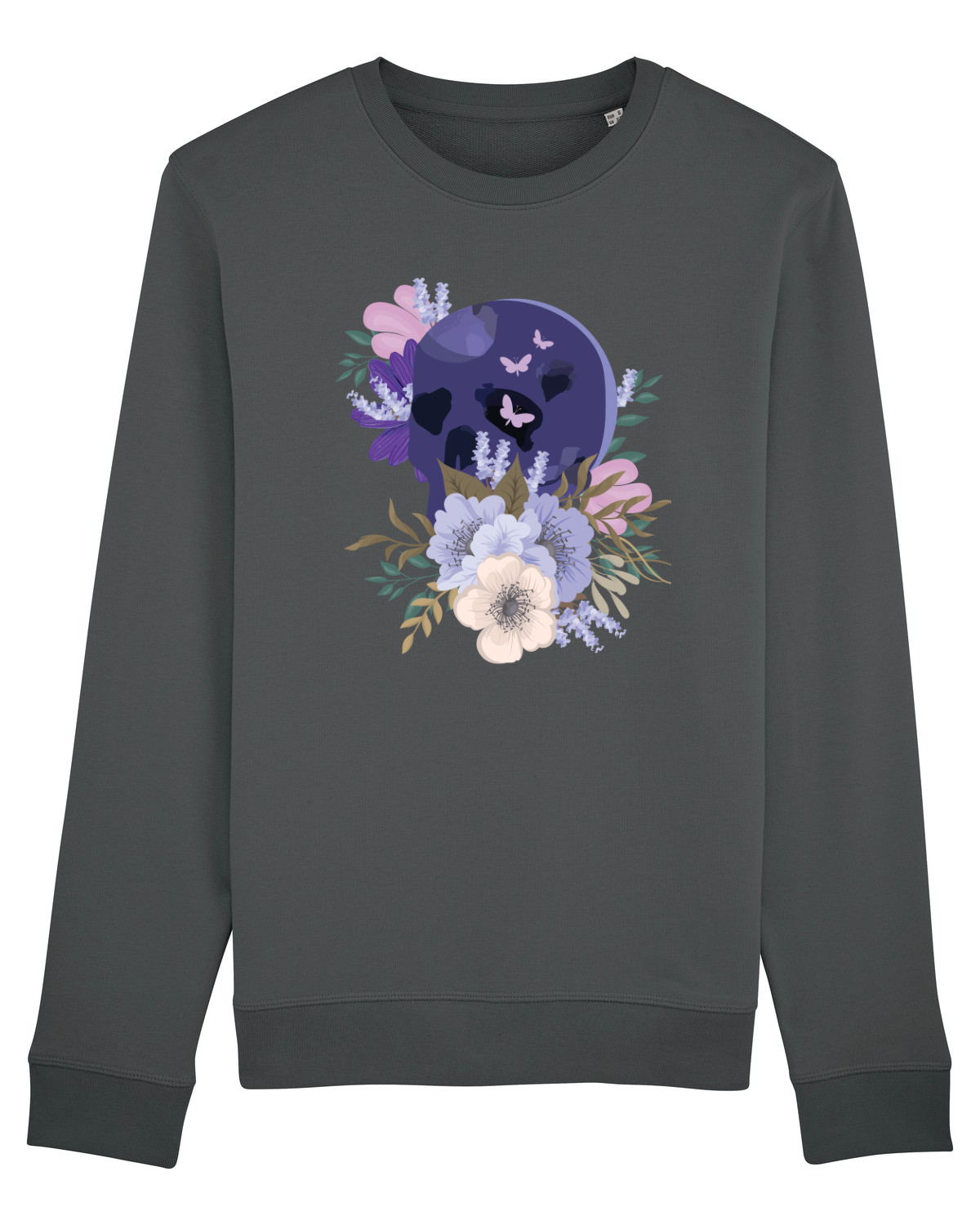 Bluză mânecă lungă Unisex Rise Anthracite