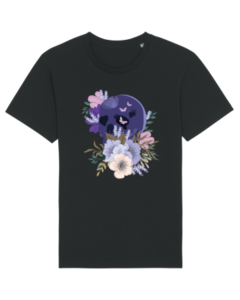 Pastel Flowers Black