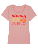 Always On My Mind. Camper Van Tricou mânecă scurtă guler larg fitted Damă Expresser