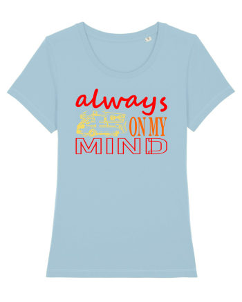 Always On My Mind. Camper Van Sky Blue