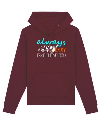 Always On My Mind. Mountains Burgundy
