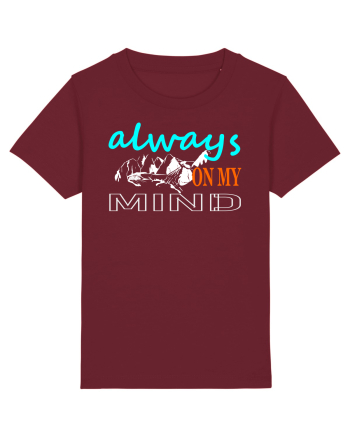 Always On My Mind. Mountains Burgundy