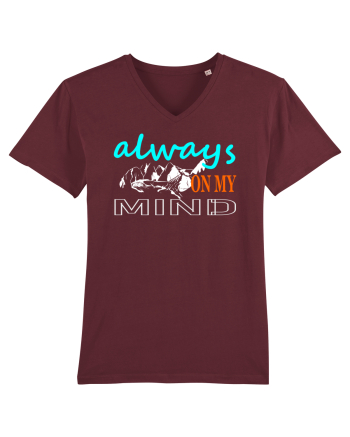 Always On My Mind. Mountains Burgundy