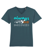 Always On My Mind. Mountains Tricou mânecă scurtă guler V Bărbat Presenter