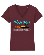 Always On My Mind Tricou mânecă scurtă guler V Damă Evoker