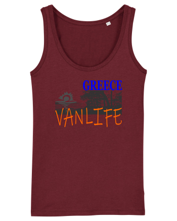 Greece. Vanlife Burgundy