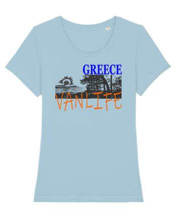 Greece. Vanlife Sky Blue