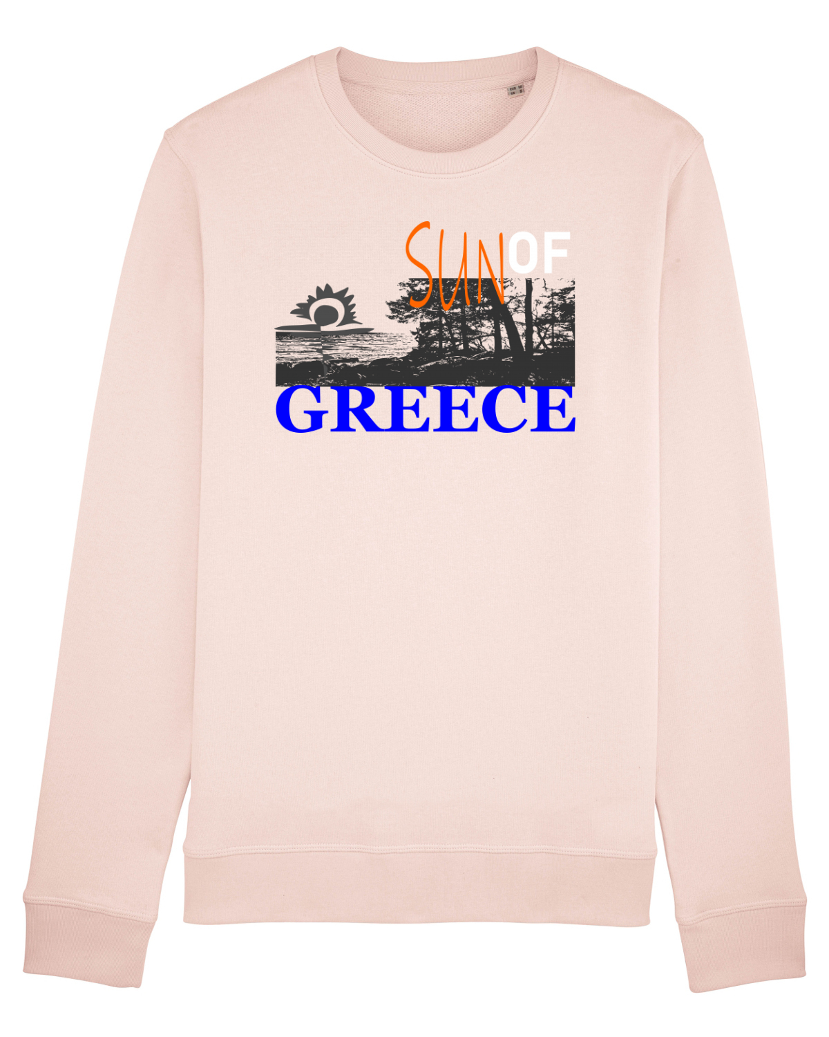 Bluză mânecă lungă Unisex Rise Candy Pink
