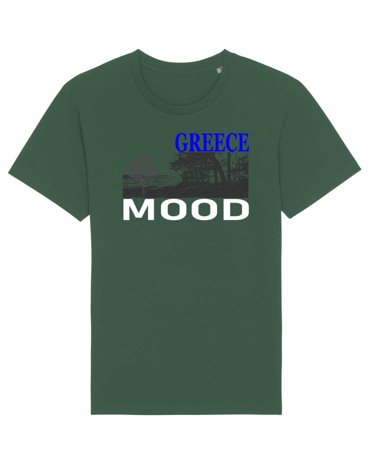 Tricou mânecă scurtă Unisex Rocker Bottle Green