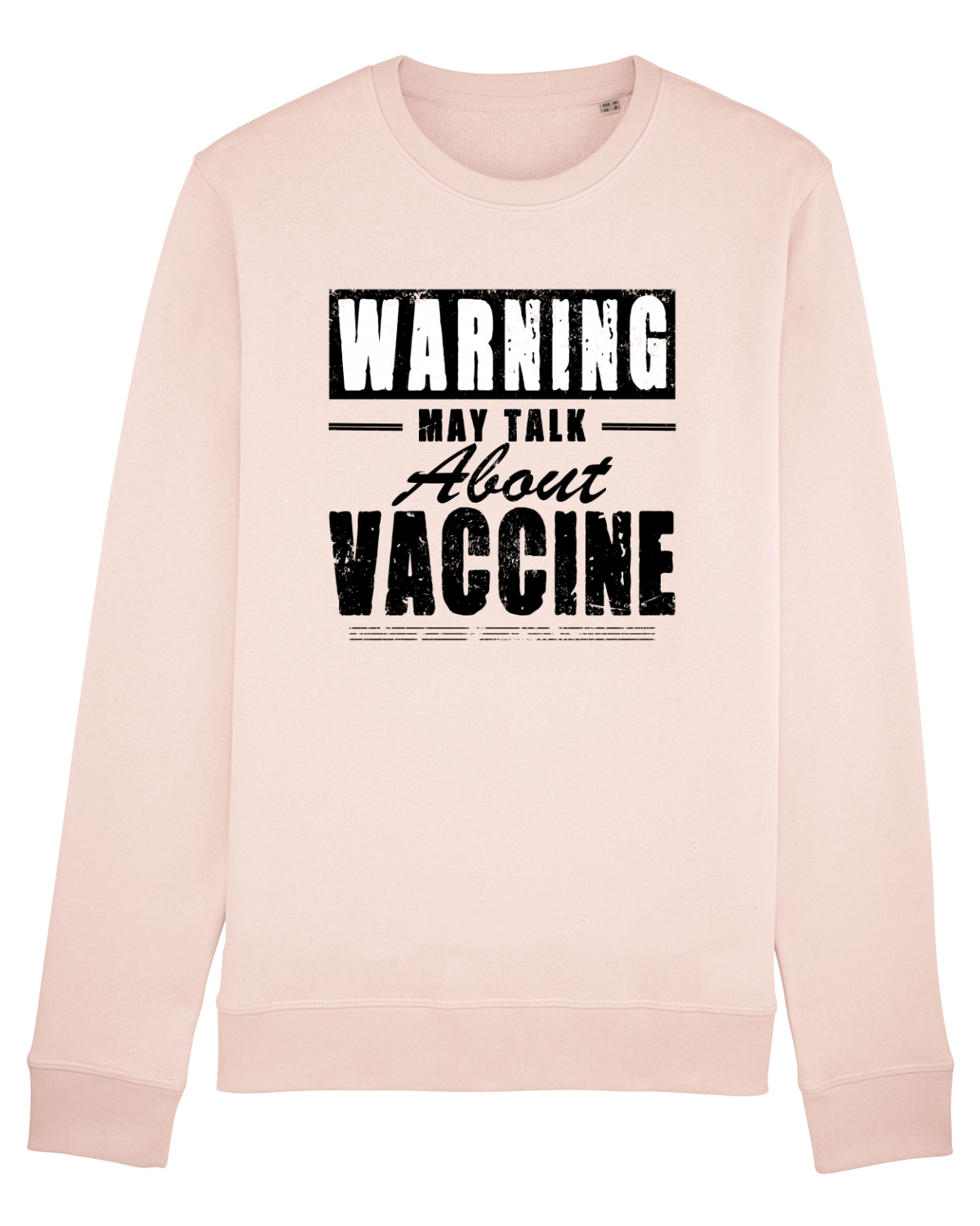 Bluză mânecă lungă Unisex Rise Candy Pink