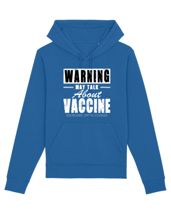 Warning May Talk About Vaccine Royal Blue