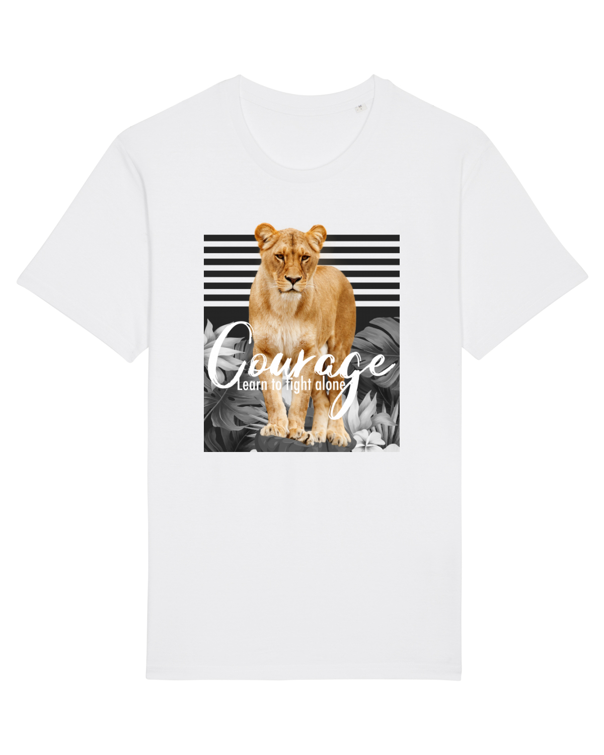 Tricou mânecă scurtă Unisex Rocker White