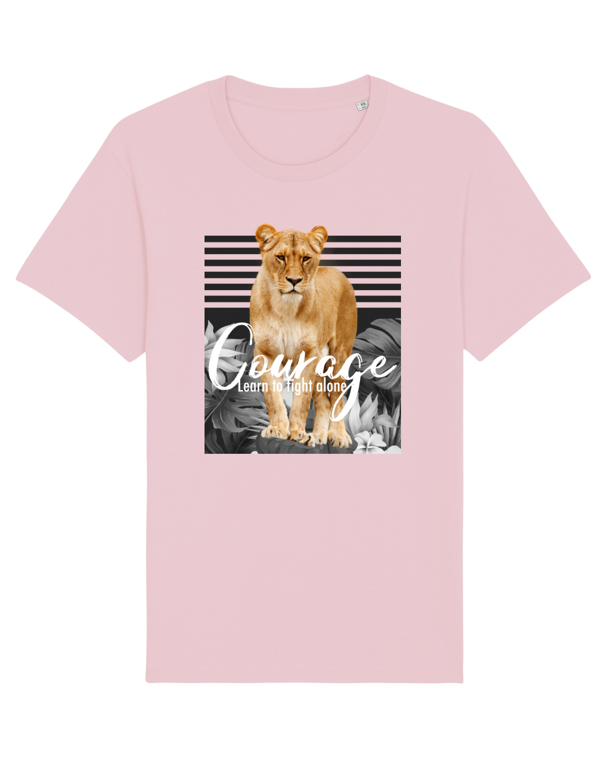 Tricou mânecă scurtă Unisex Rocker Cotton Pink