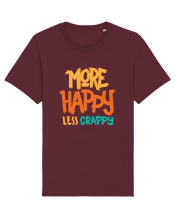 More Happy, Less Crappy! Burgundy