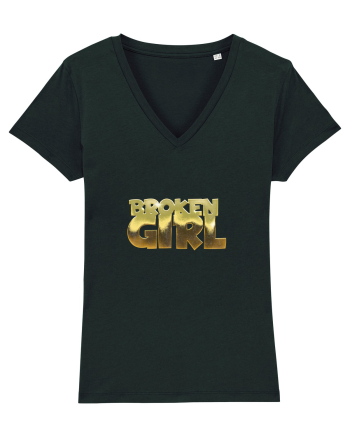 Broken girl Black