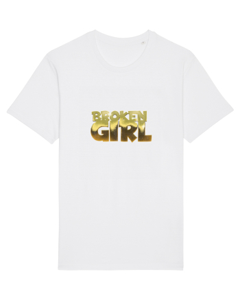 Broken girl White
