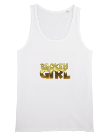 Broken girl White