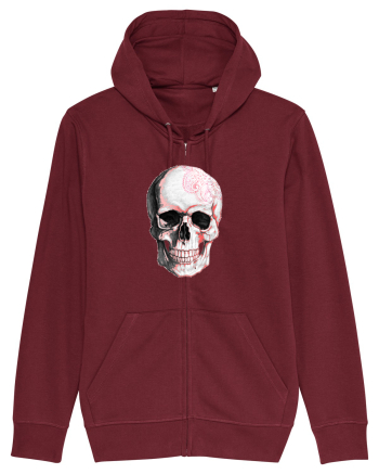 Pink Skull Burgundy
