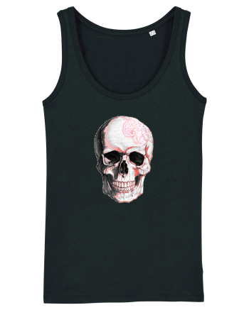 Pink Skull Black