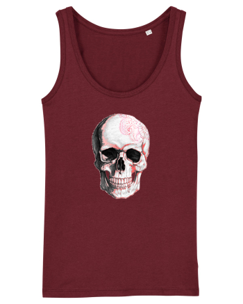 Pink Skull Burgundy