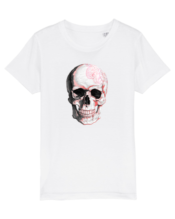 Pink Skull White