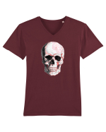 Pink Skull Tricou mânecă scurtă guler V Bărbat Presenter