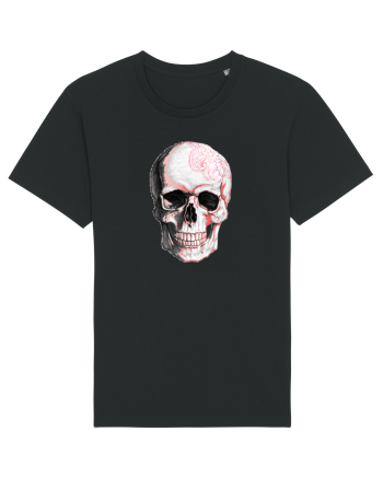 Pink Skull Black