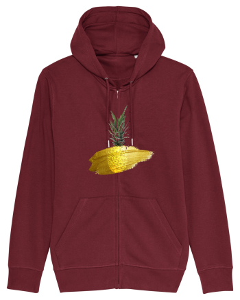Golden Pineapple Burgundy