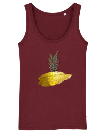 Golden Pineapple Burgundy
