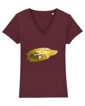 Golf Mk1 Gold Burgundy