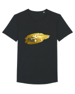 Golf Mk1 Gold Tricou mânecă scurtă guler larg Bărbat Skater