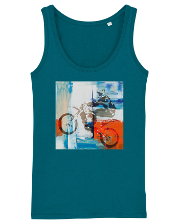 Dirt Bike painting Ocean Depth