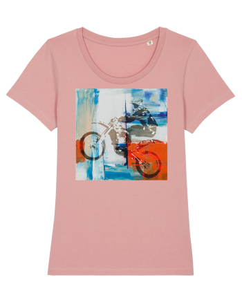 Dirt Bike painting Canyon Pink