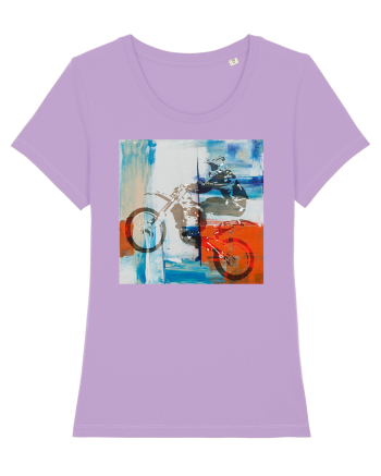 Dirt Bike painting Lavender Dawn