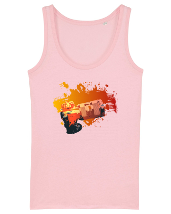 Orange Camera Cotton Pink